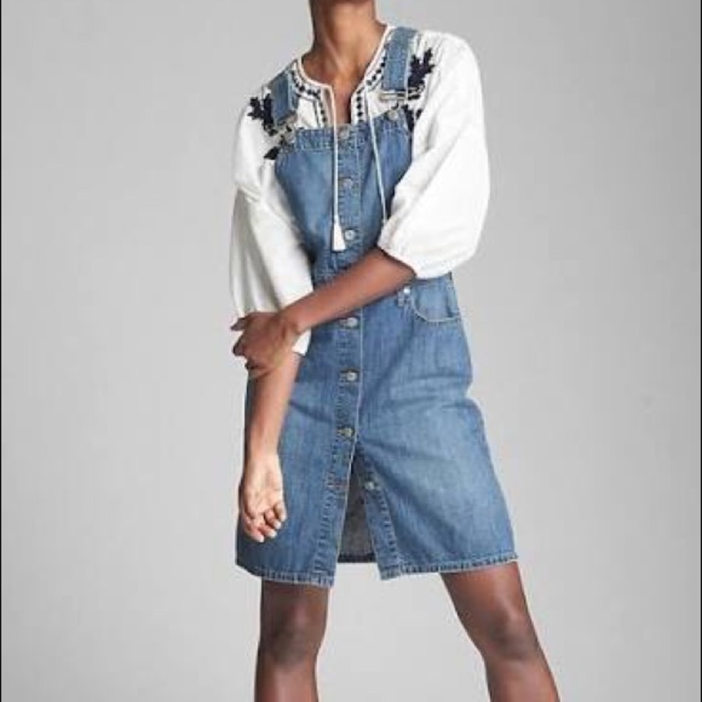 Gap Denim Overall Dress